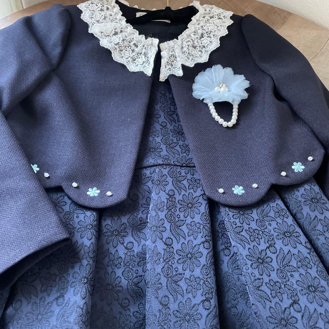 CHOPIN 女の子120 卒園式・入学式フォーマルワンピースセット