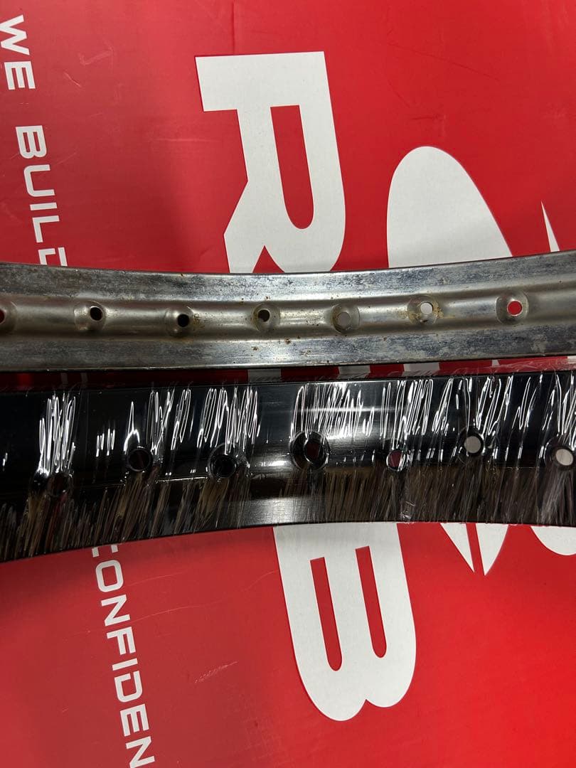 RCB ワイドリム　ブラック　2.15x17 ホイール 36H カブ　太足