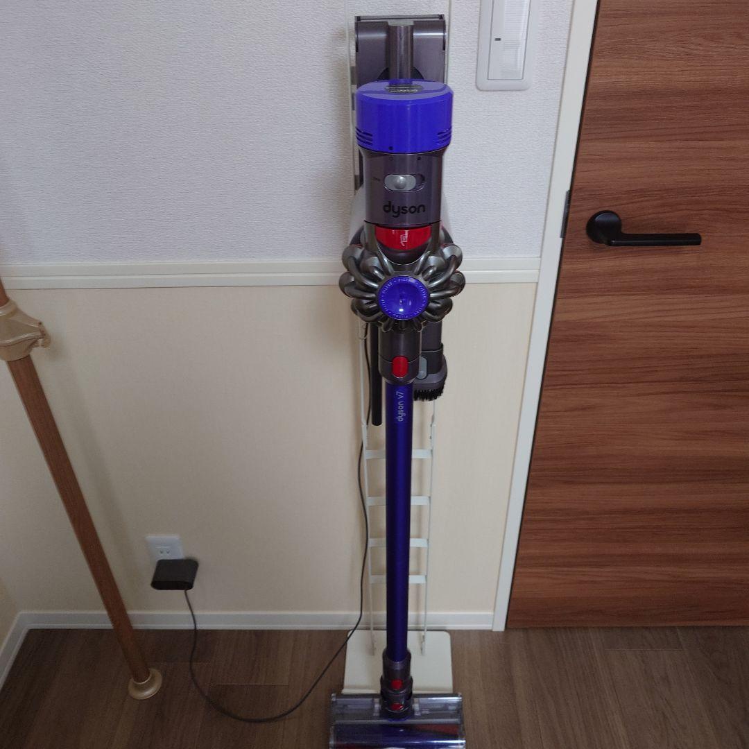 dyson v8 slim fluffy origin ブラシ スタンド付き