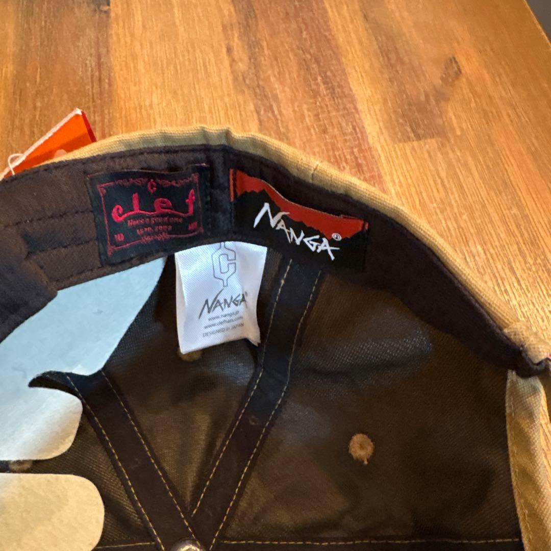 【完全新品未使用】NANGA✖︎Clef WAXED COTTON B.CAP