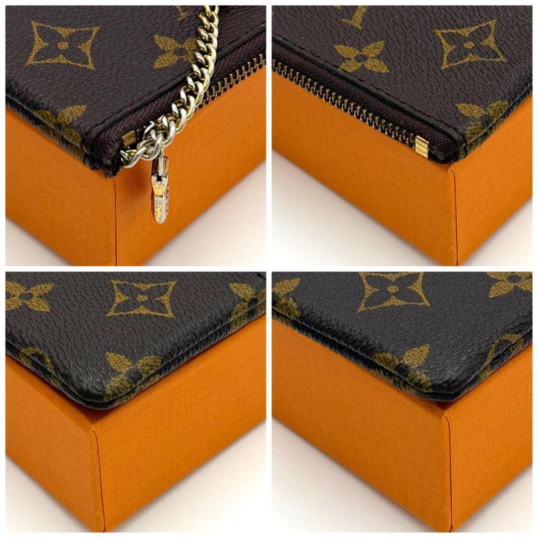 【極美品】ルイヴィトン モノグラム ポシェットクレ ケース M62650