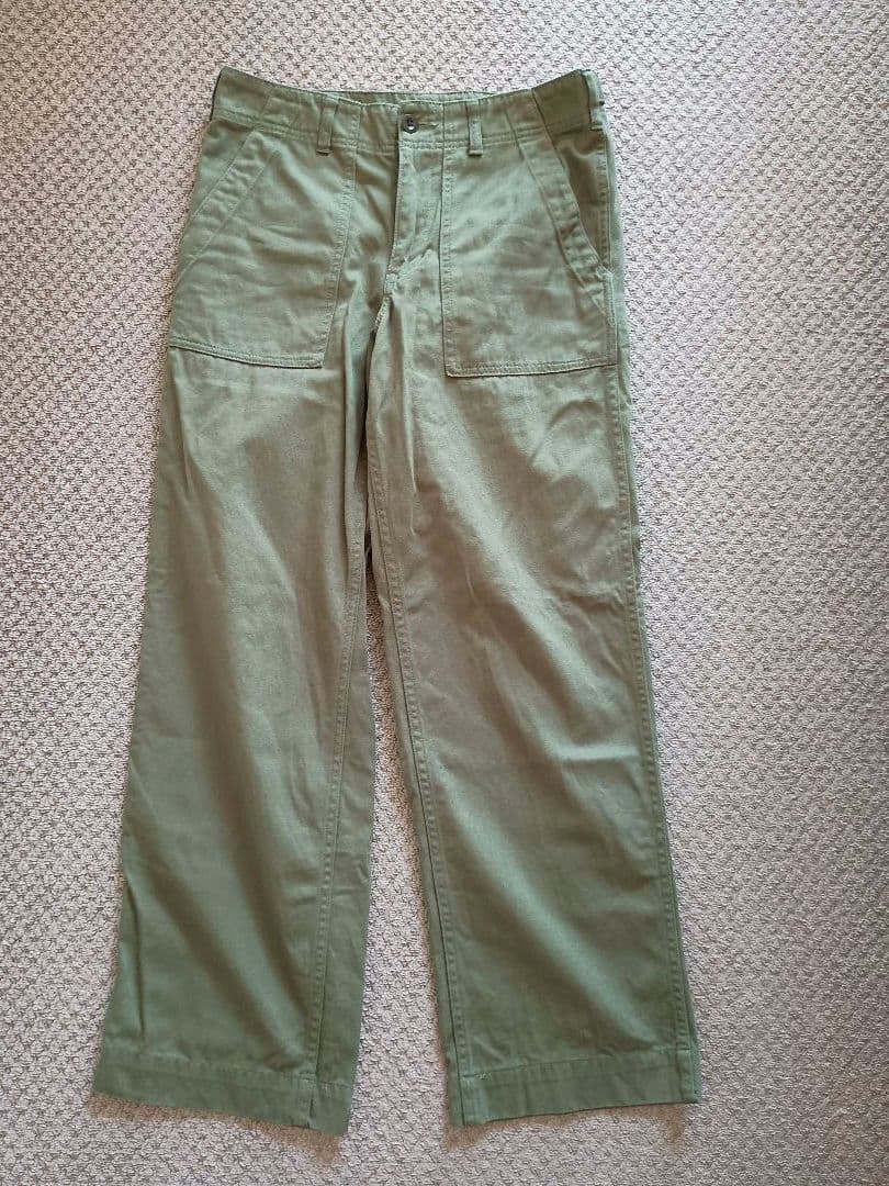 spick&span スピック＆スパン ルーズベイカーパンツ カーキ 38