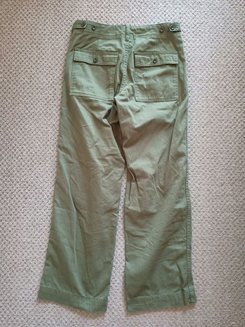 spick&span スピック＆スパン ルーズベイカーパンツ カーキ 38