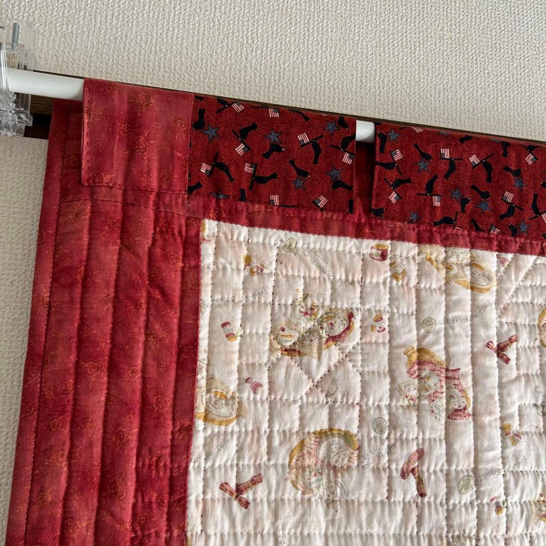 ハンドメイド パッチワーク ハウスタペストリー