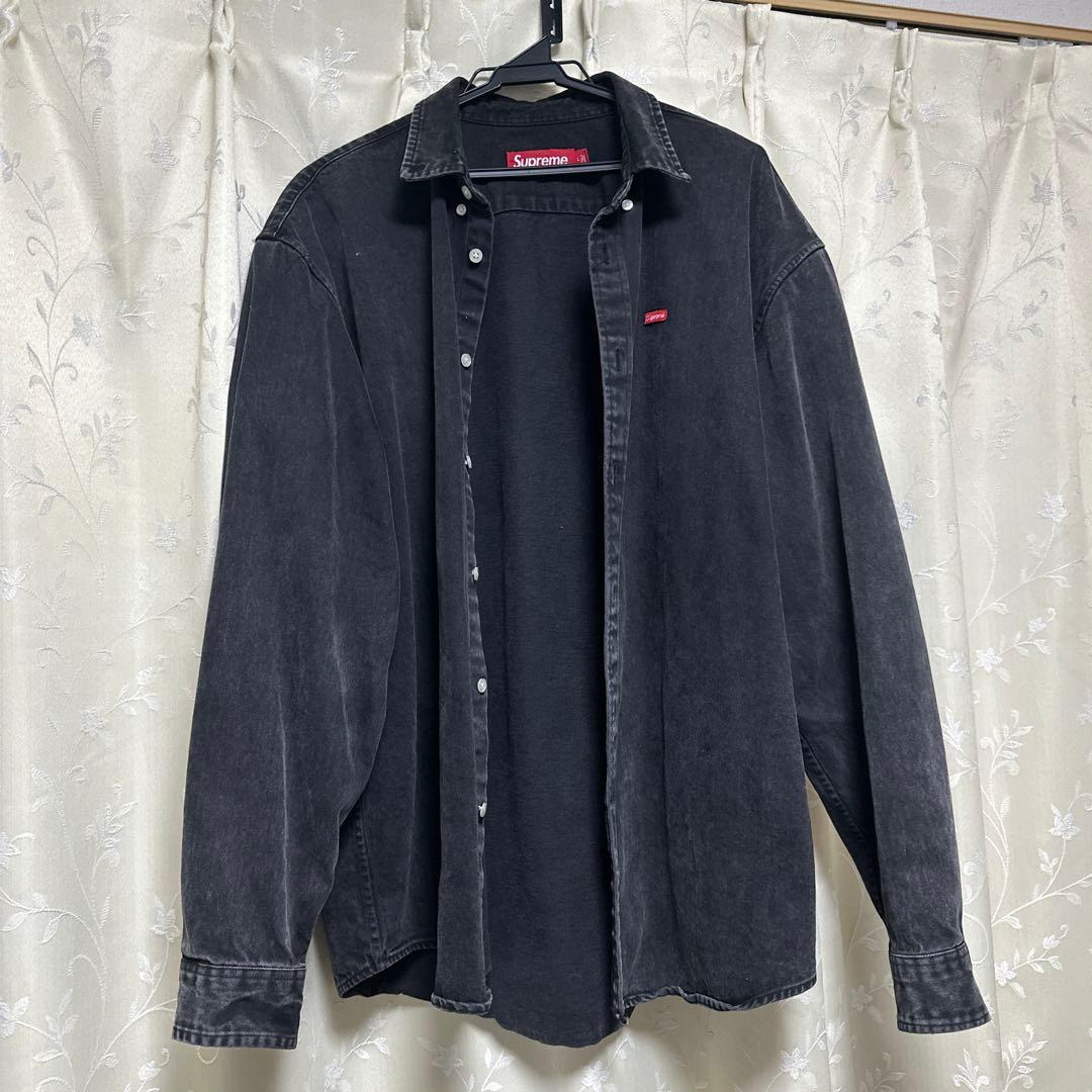 Supreme ブラック デニムジャケット