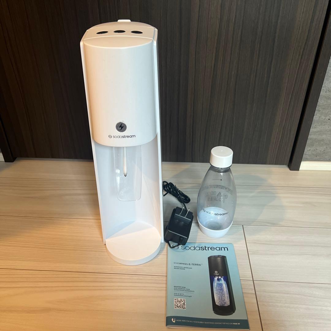 【美品】ソーダストリーム E-TERRA ホワイト