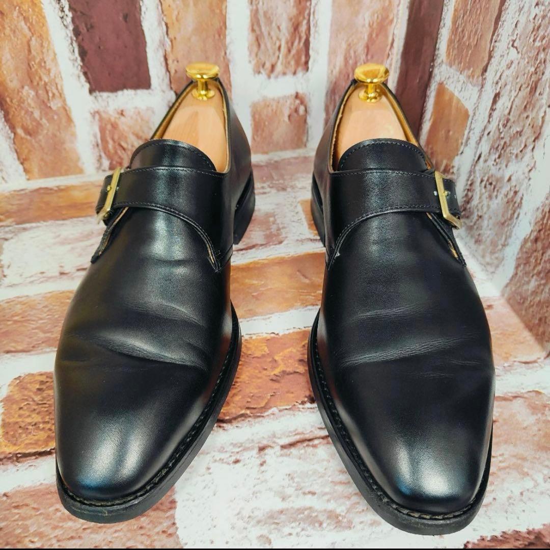 【美品】Berwick 1707 5232 （UK6） シングルモンク　黒