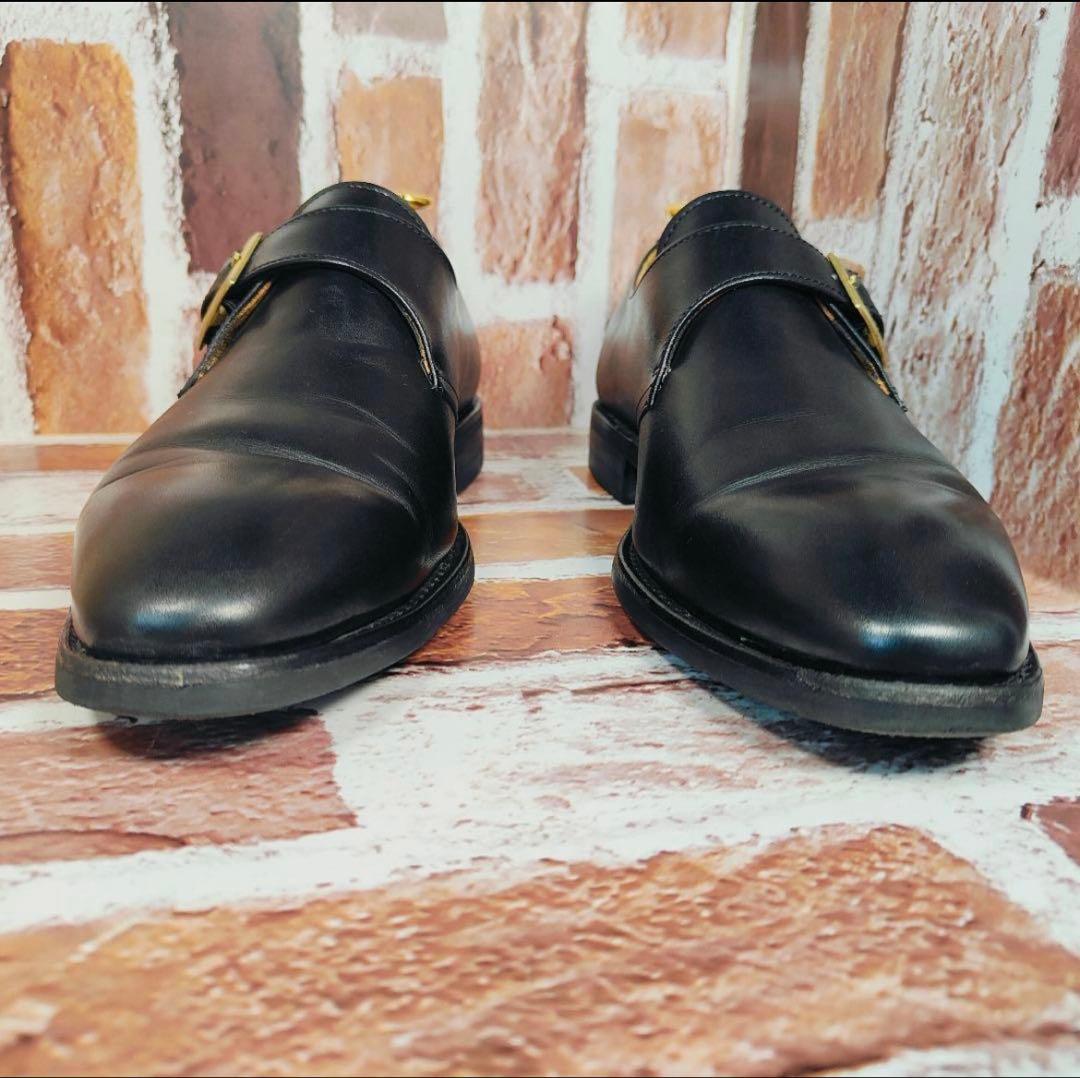 【美品】Berwick 1707 5232 （UK6） シングルモンク　黒