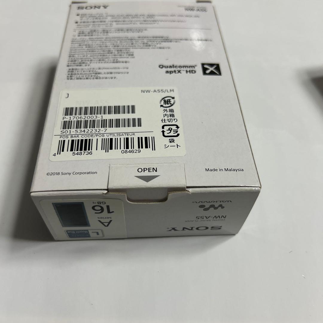 美品　付属品完備　SONYウォークマン NW-A55 16GB