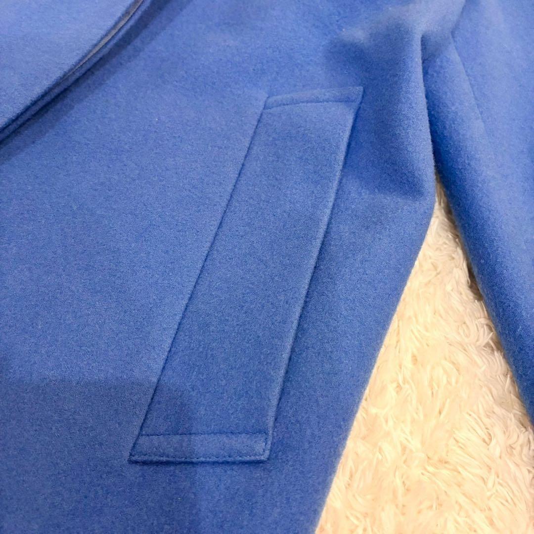 マッキントッシュ ロンドン ウールコート　長袖 美品 超希少 ブルー　青　36