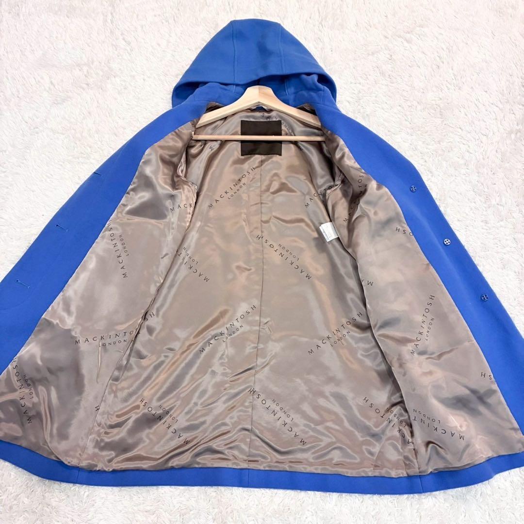 マッキントッシュ ロンドン ウールコート　長袖 美品 超希少 ブルー　青　36