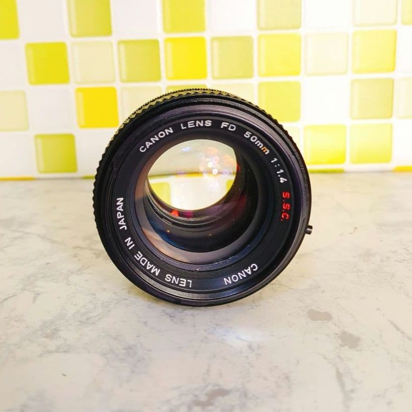 廃盤 Canon キャノン FD S.S.C 50mm F1.4 単焦点 レンズ