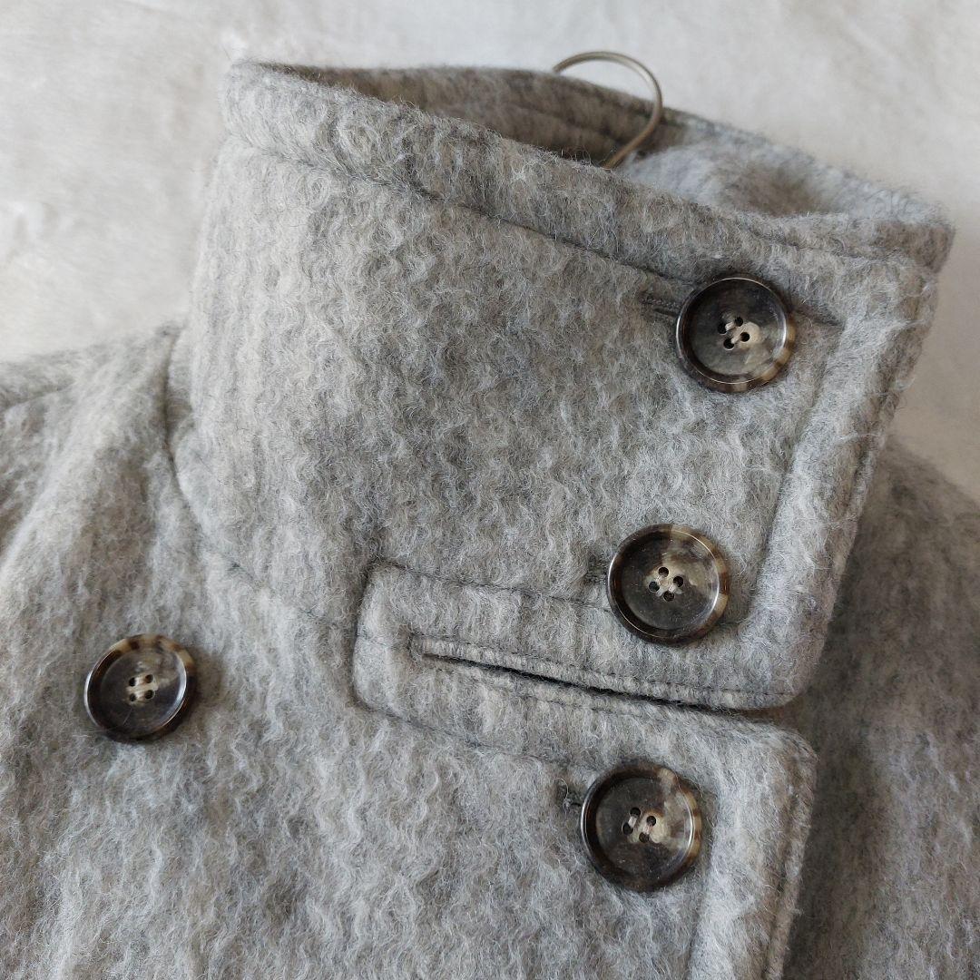 コラージュ ガリャルダガランテ シャギーコート ステンカラー スタンドネック