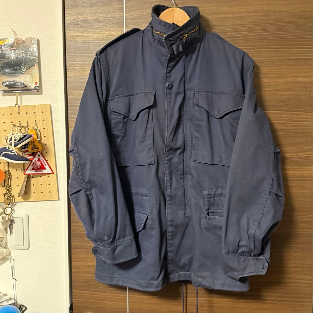 80s Alpha M-65 X-SMALL REGULAR ネイビー usa製