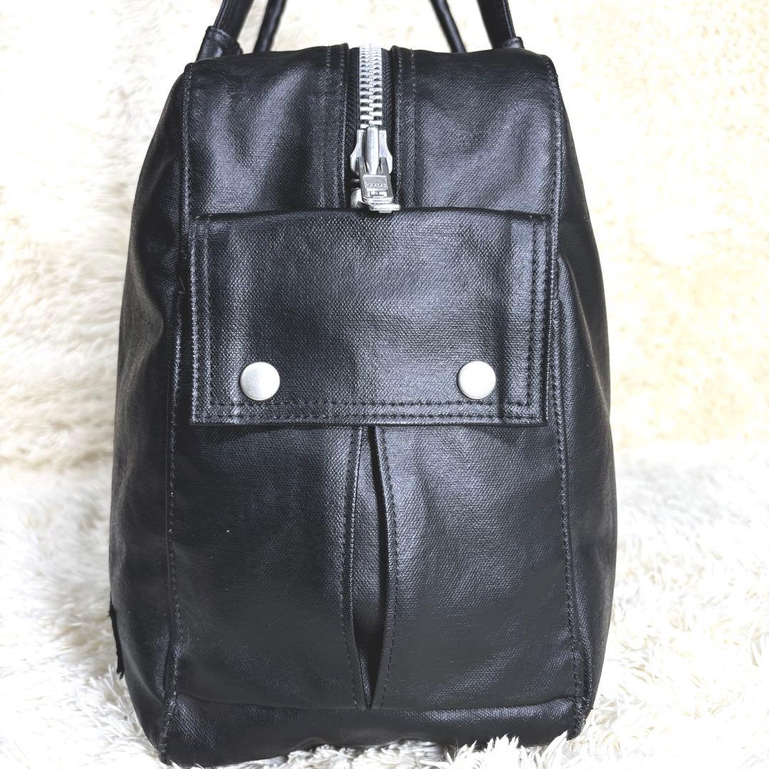 【希少】ポーター　ボストンバッグ トートバッグ 黒　ナイロン　レザー　大容量