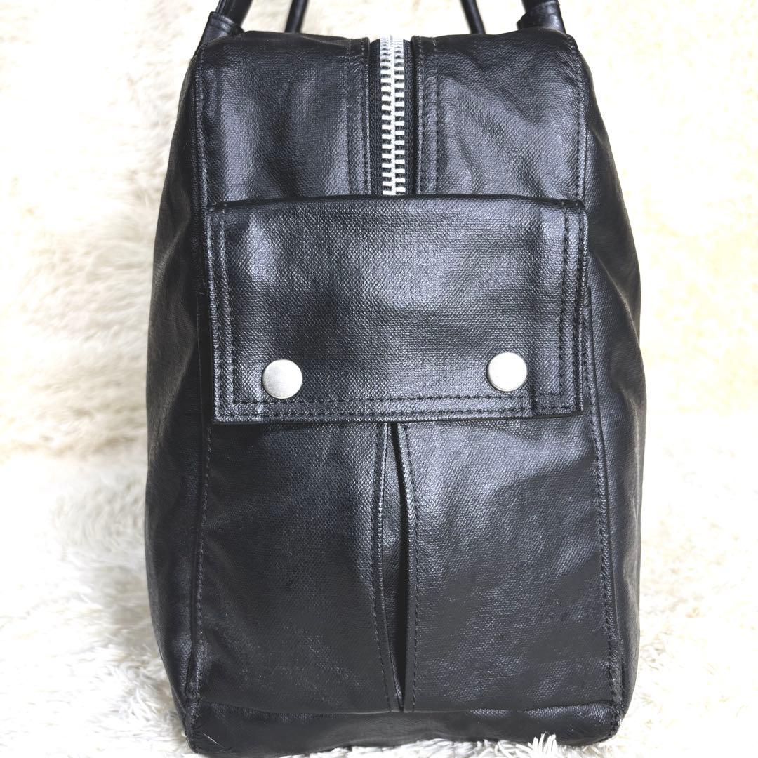 【希少】ポーター　ボストンバッグ トートバッグ 黒　ナイロン　レザー　大容量