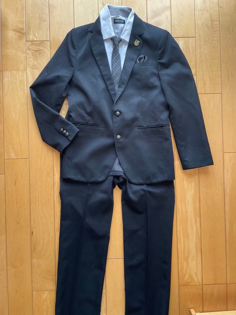 ミチコロンドンMICHIKO LONDONスーツ160卒業式フォーマル一式