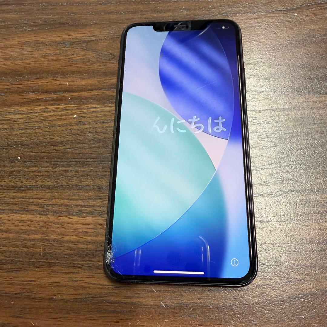 Apple iPhone 11 Pro Maxスペースグレー 画面割れジャンク