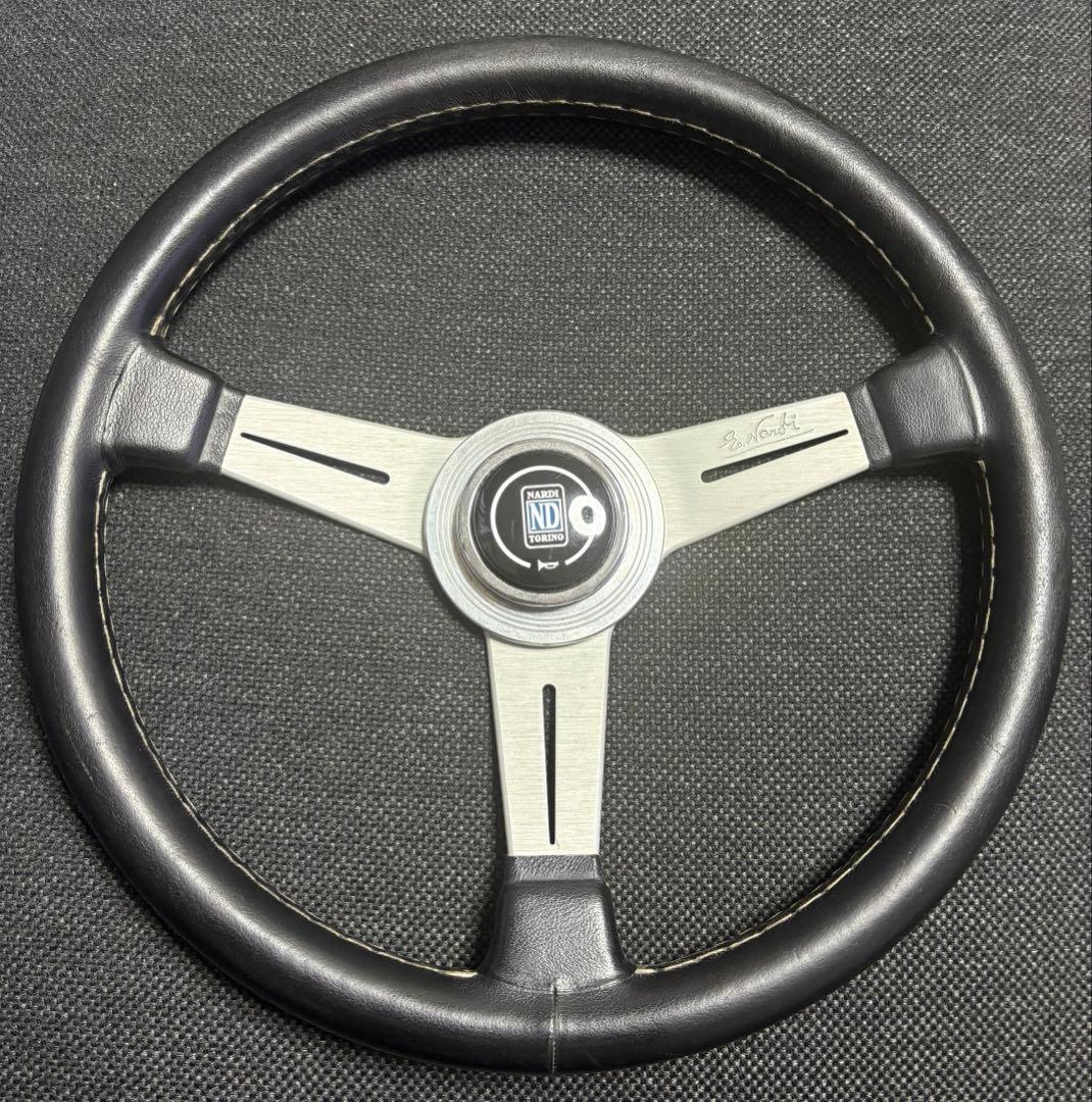 ナルディ NARDI 正規品 ステアリング 36パイ レザー クラシック 美品