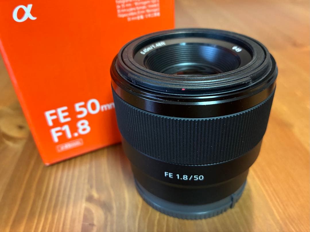 美品Sony FE 50mm F1.8 単焦点レンズ SEL50F18F