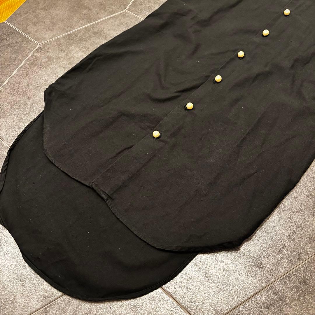 【パールボタン】 マディソンブルー　シャツワンピース　ロングシャツ　コットン