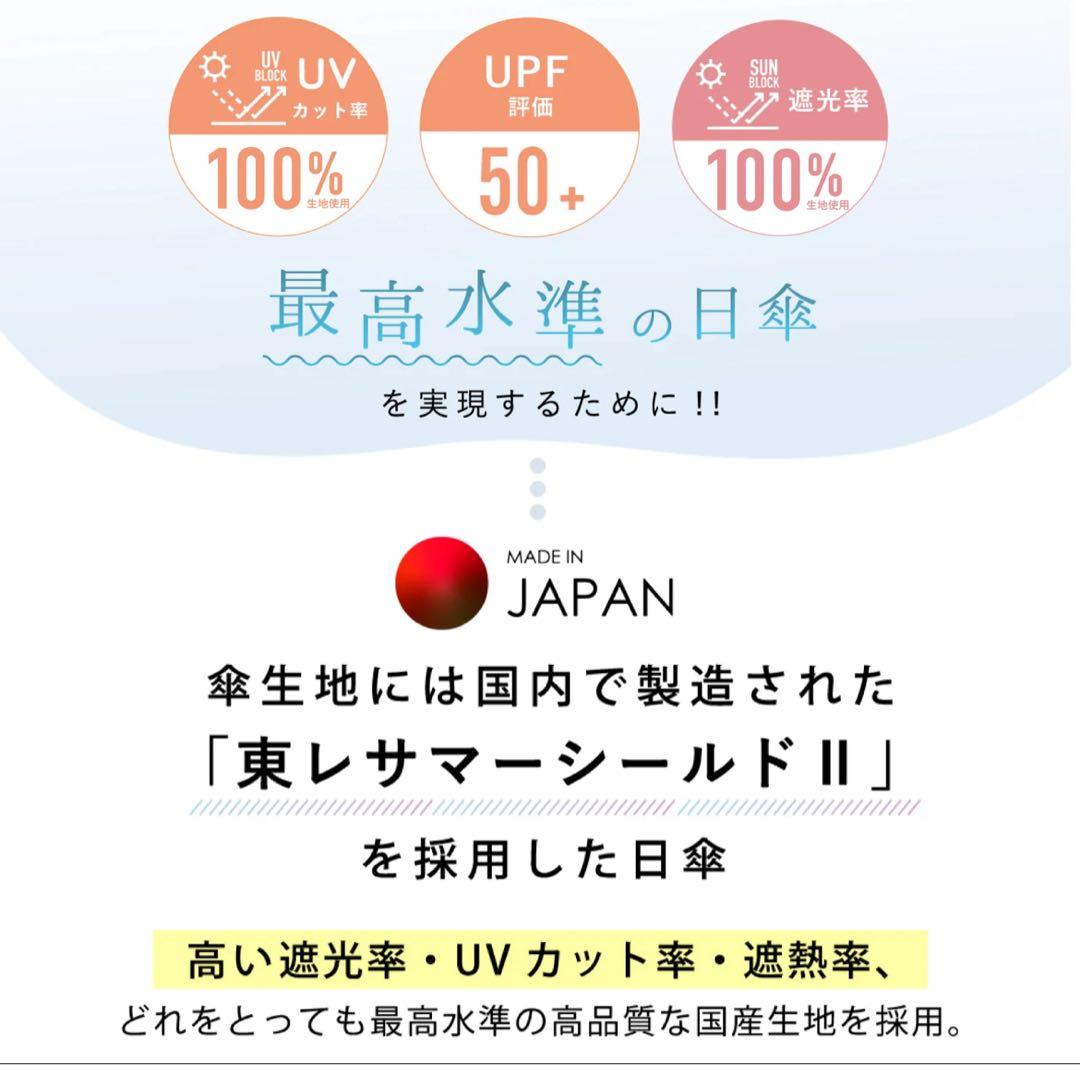 新品★COKAGE+ 木手元 55cm 2WAY 東レおりたたみ日傘　遮熱