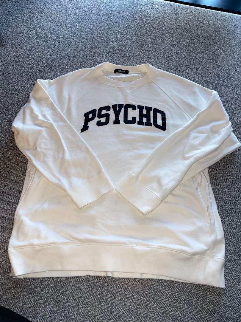 げ*ん様 ★アンダーカバー　PSYCHOロゴ入りホワイトスウェット　size3