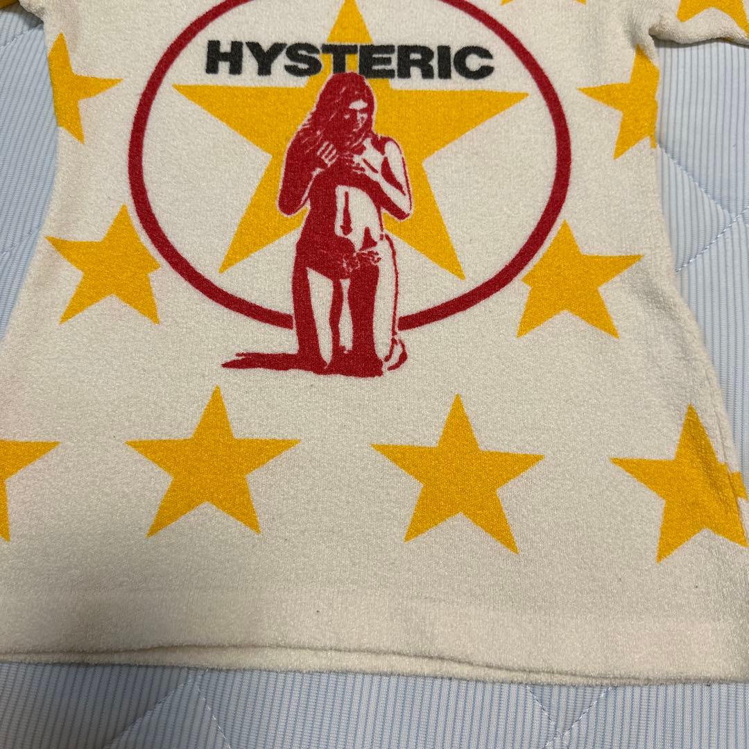 初期　HYSTERIC GLAMOUR 星柄　タオル生地　Tシャツ