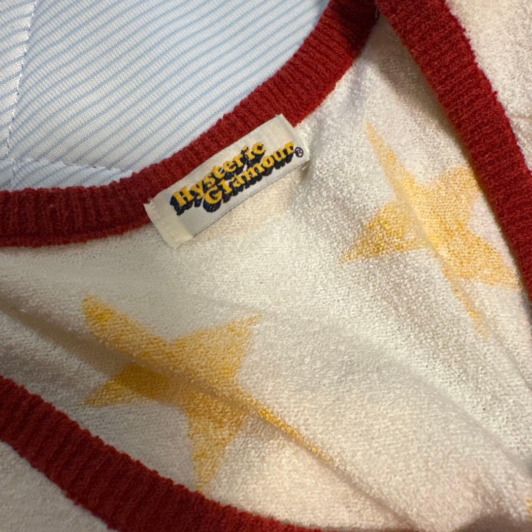 初期　HYSTERIC GLAMOUR 星柄　タオル生地　Tシャツ