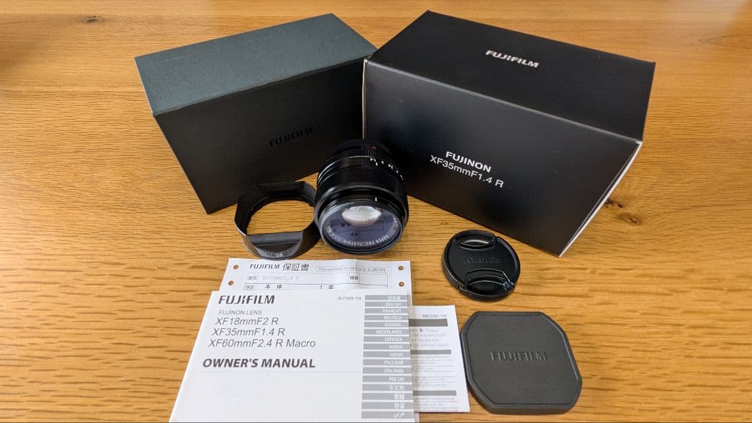 ★美品XF35mm F1.4 R レンズフィルターFUJINON富士フィルム