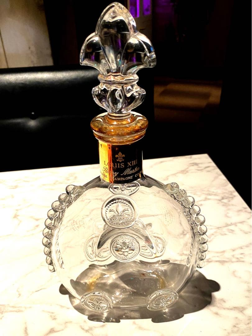 ルイ13世　箱無し　バカラクリスタルボトル