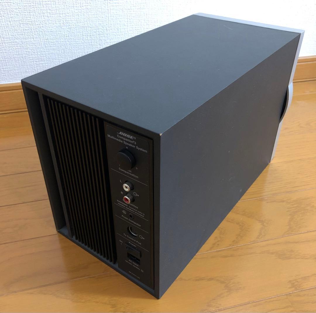 【使用品】BOSE Companion3 マルチメディアスピーカーシステム 一式