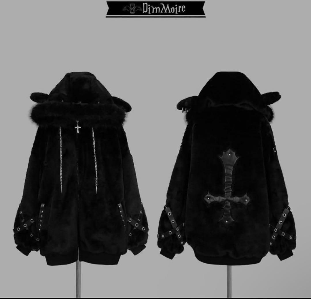 DimMoire BABY SHEEPファーパーカーII Black アウター