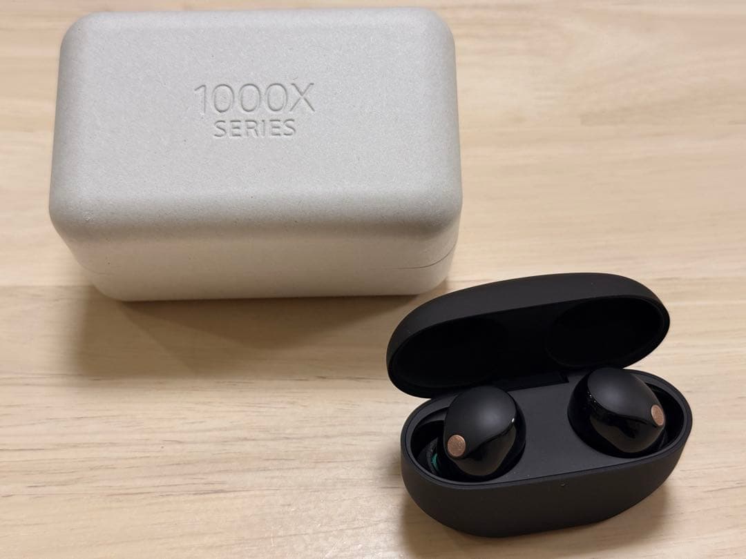 【美品】SONY WF-1000XM5 ブラック ワイヤレスイヤホン