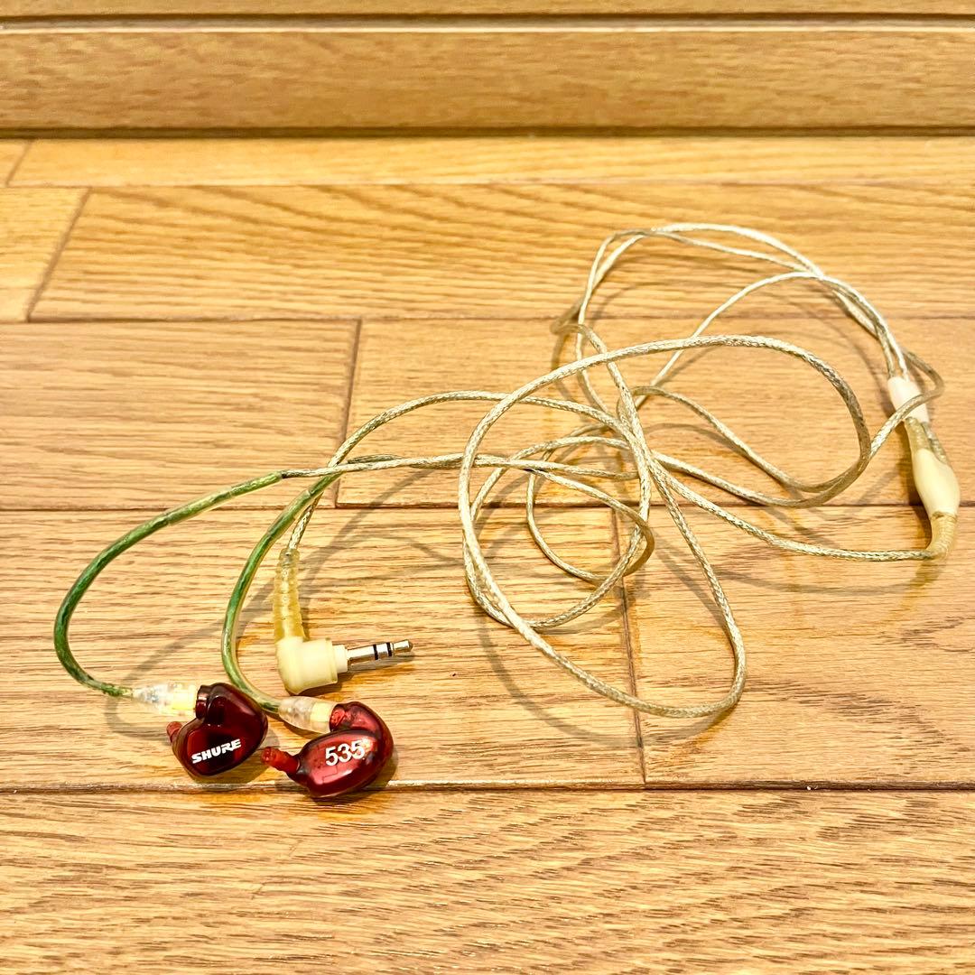 【ジャンク】SHURE SE535LTD-J 左側ピン折れ 両シェル修理痕有り