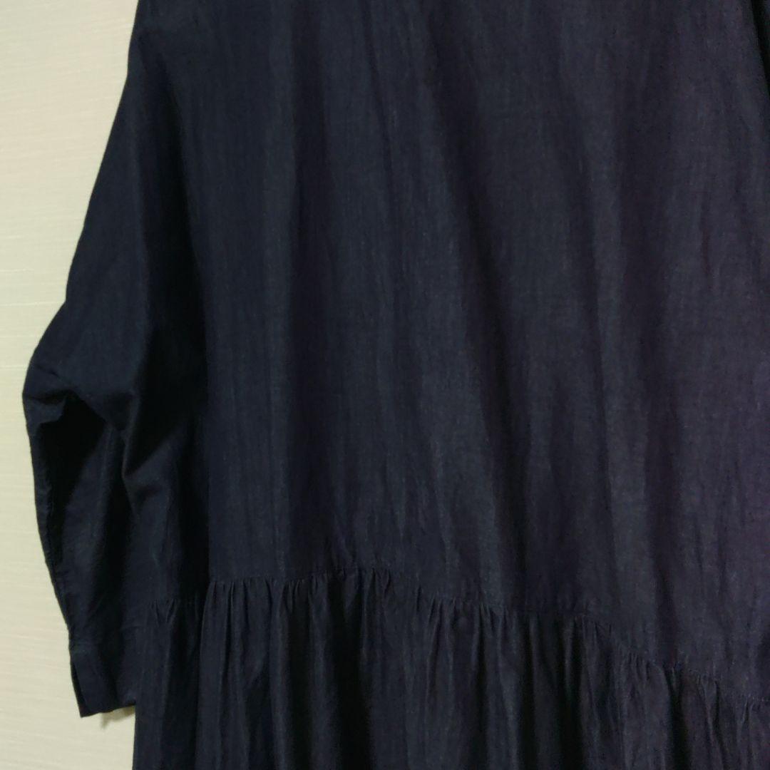 jujudhau ズーズーダウ　デニム　ティアードワンピース