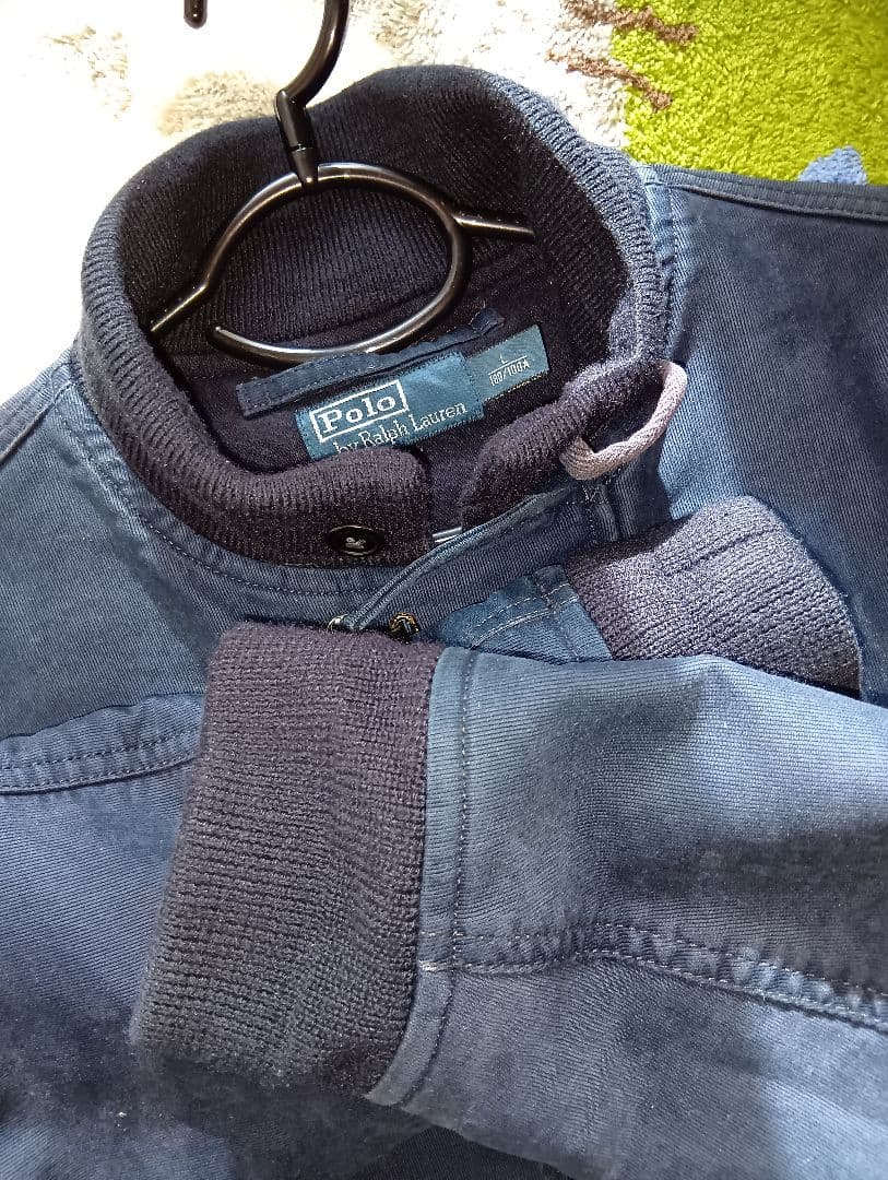 ラルフローレン　ネイビーデッキジャケット