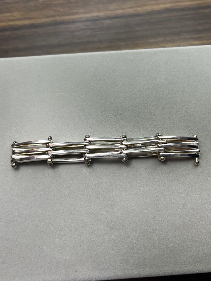 ヴィンテージブレスレット！希少ゲートリンク型。