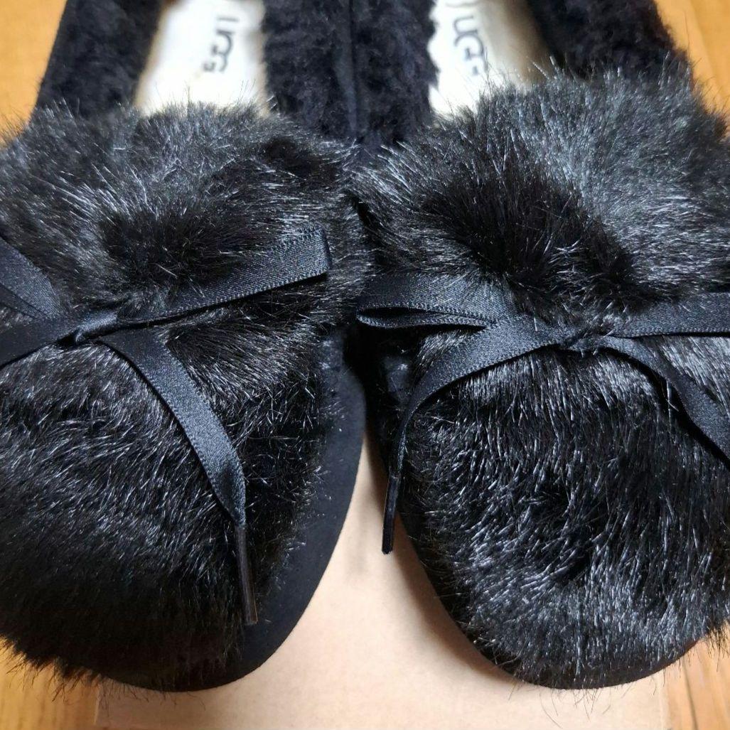 ☆UGG ☆ブラック ファー モカシン
