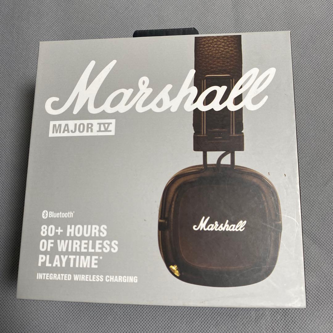 Marshall ワイヤレスオンイヤーヘッドホン Major IV ブラウン
