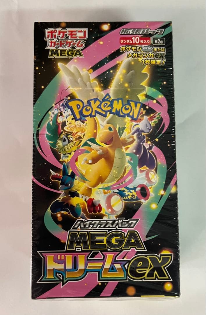 未開封新品シュリンク付き　ポケモンカードゲーム MEGAドリームEX 1BOX
