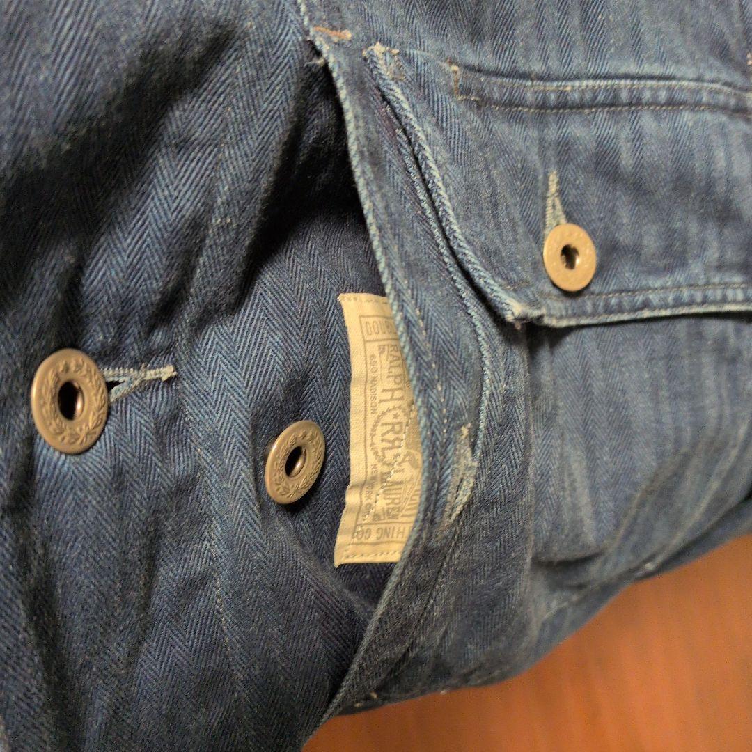【美品】RRL　デニムシャツジャケット