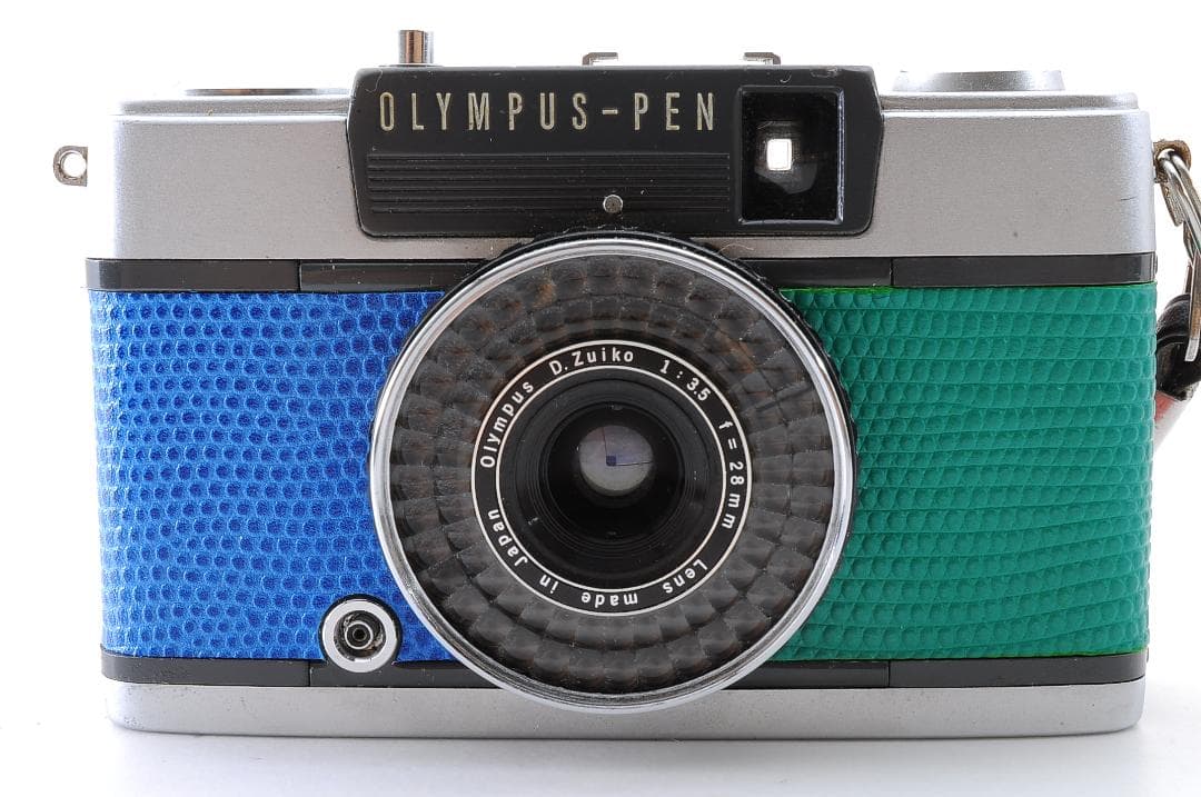 OLYMPUS PEN EE-2 コンパクトカメラ　青緑赤