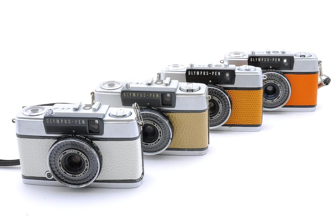 OLYMPUS PEN EE-2 コンパクトカメラ　青緑赤