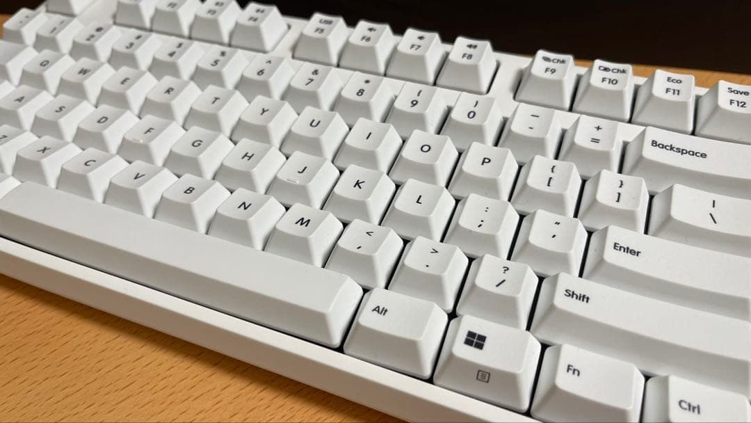 【ほぼ新品】REALFORCE R4 英語45gテンキーレス白 R4HD21