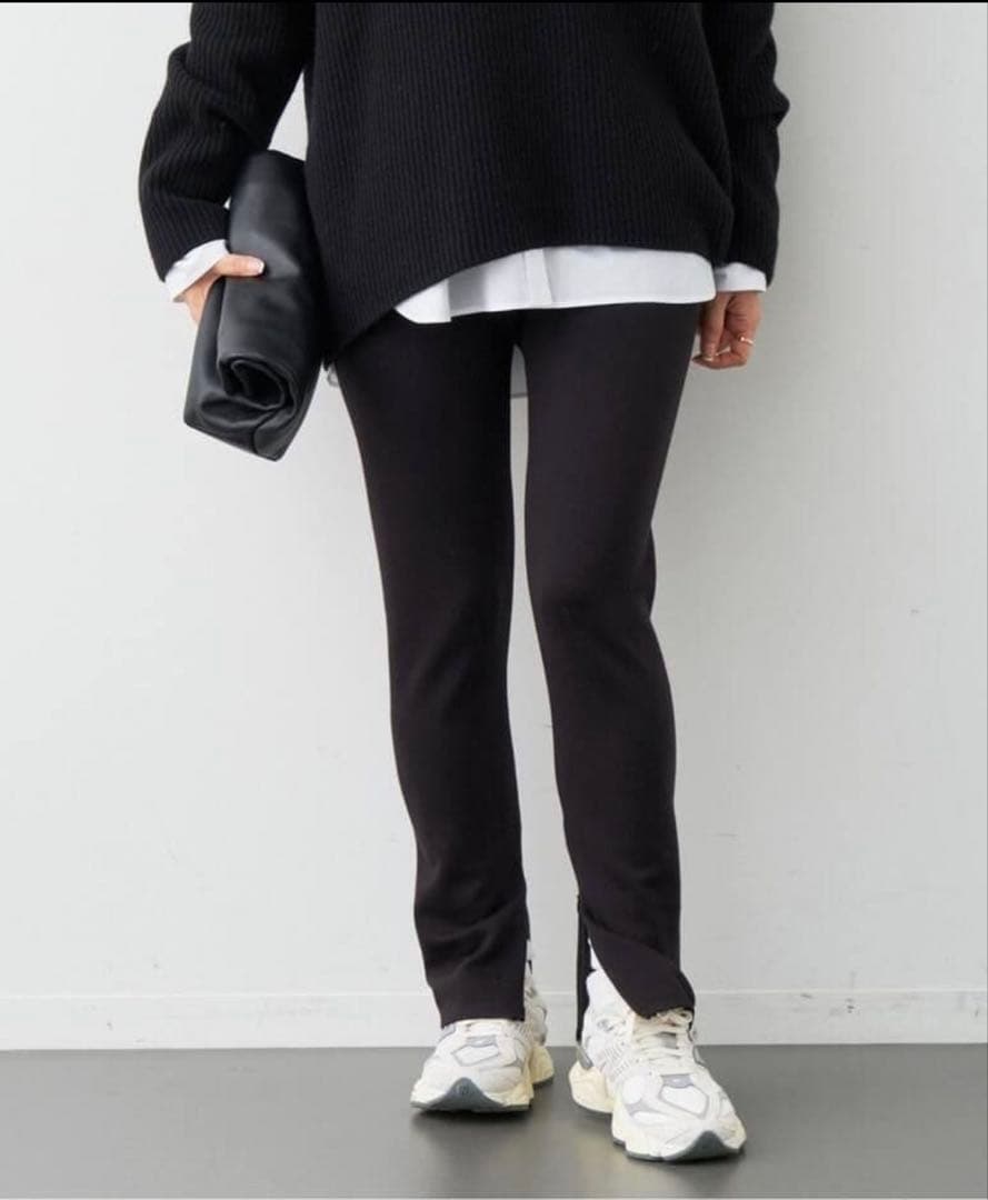 DEUXIEME CLASS▼Warm Zip レギンスパンツ▼34