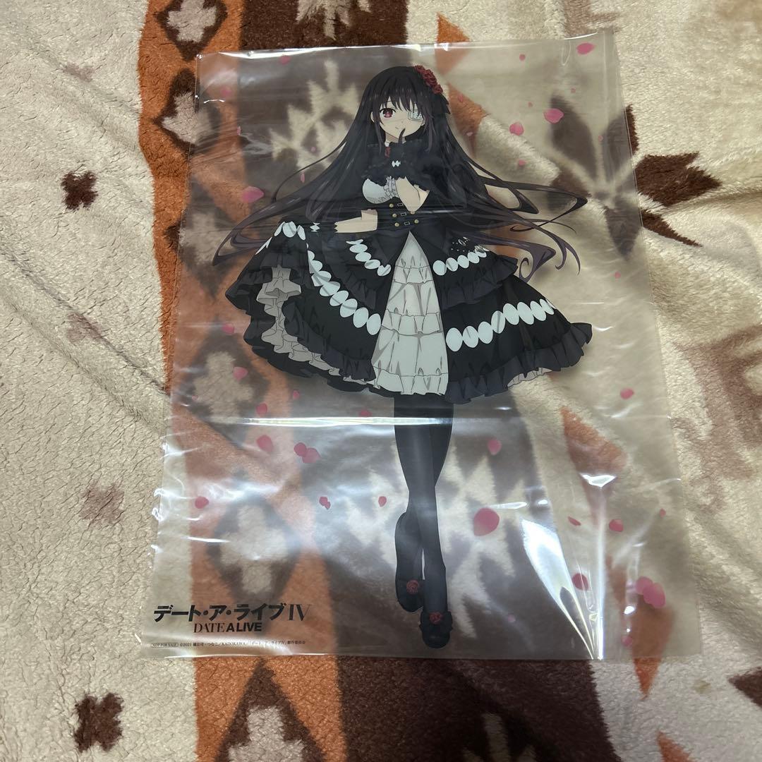 デート・ア・ライブ Ⅳ 全巻購入特典 アニメイト限定タペストリー&クリアファイル