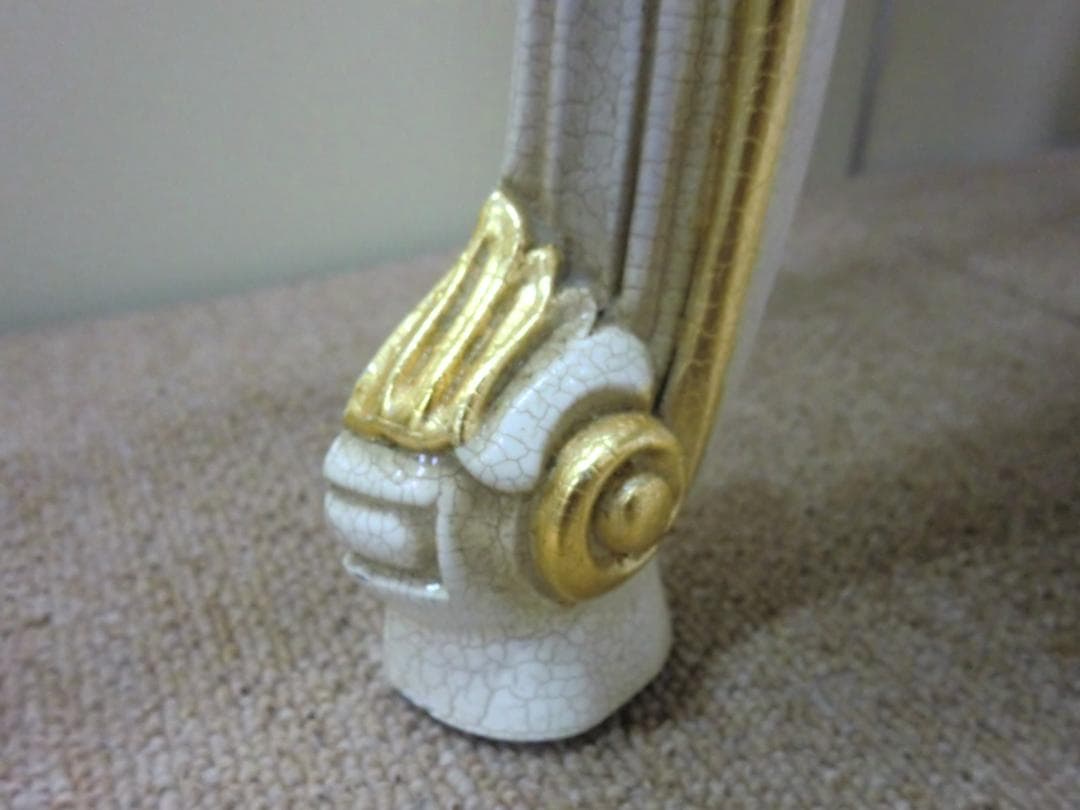 【中古品】RIO FURNITURE　ロココ調コンソールテーブル 引出し2杯付