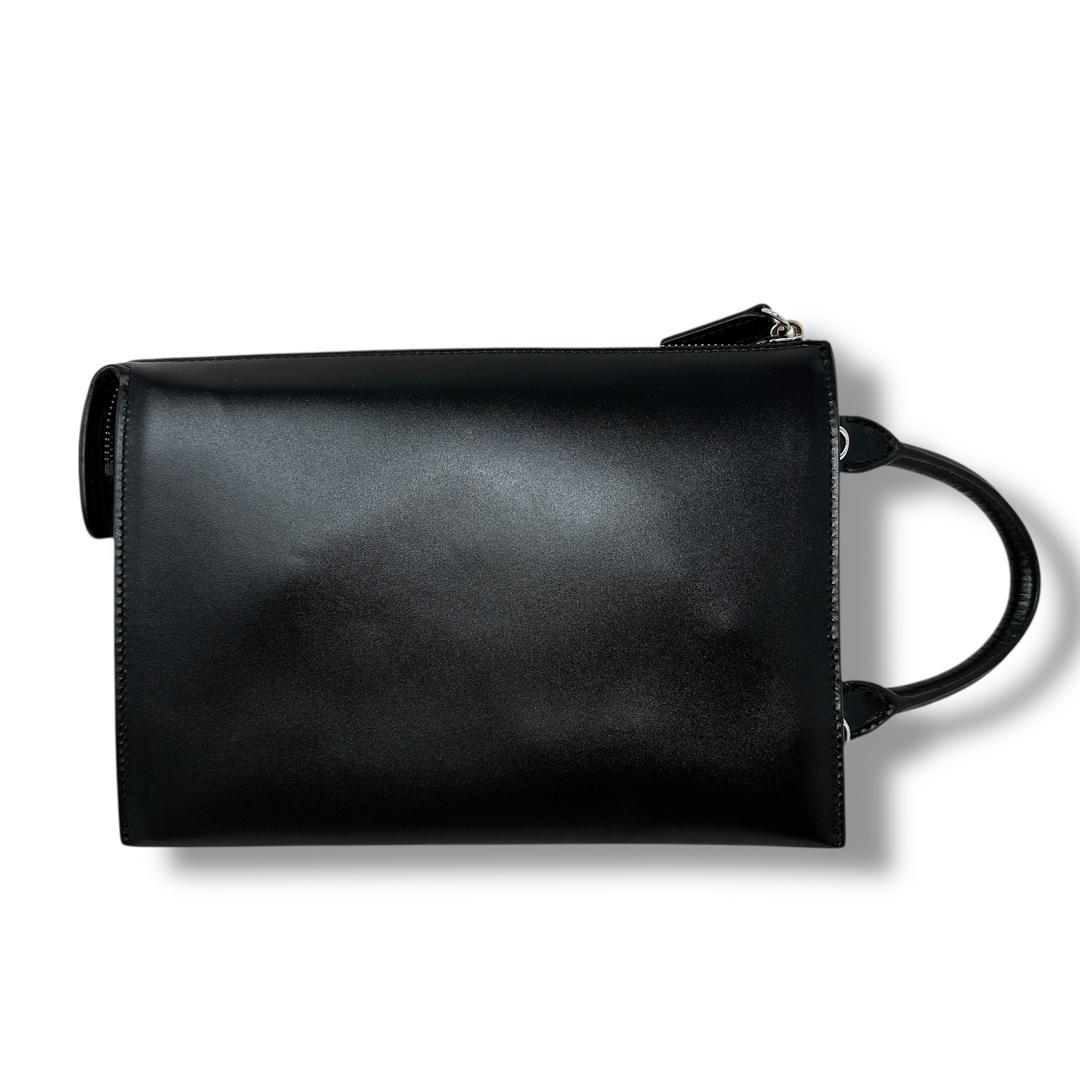 ジルサンダー ハンドバッグ トゥーティー ブラック ブランド 美品 SMサイズ