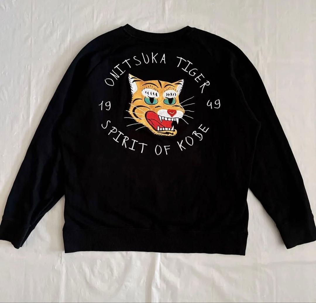 オニツカタイガー　トレーナーバックロOnitsukaTiger ユニセックス